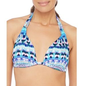 La Blanca Global Jive Halter Bikini Top